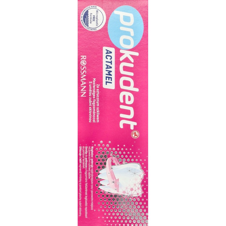 Prokudent Actamel fogkrém, 75 ml, zománc kisimítására, szuvasodás elleni védelem