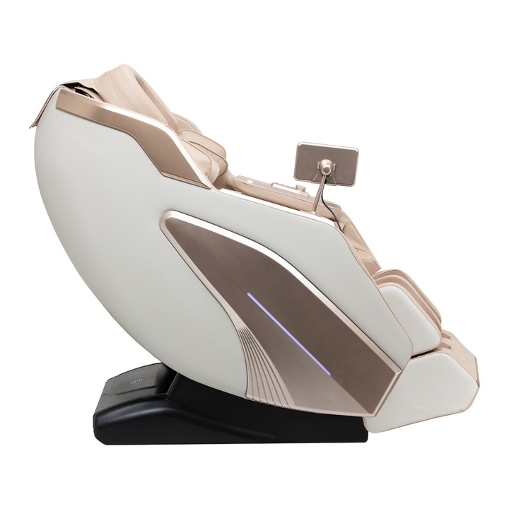 Fotoliu de masaj Sakura Prime 108, bej, cu functie de incalzire, 90W