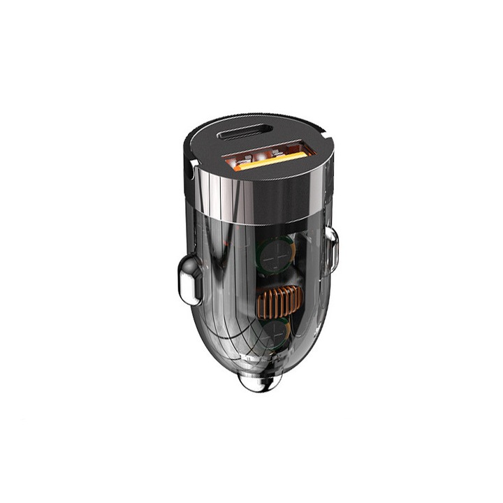 Incarcator auto, Type-C, Suporta incarcare rapida de 45W, Universal