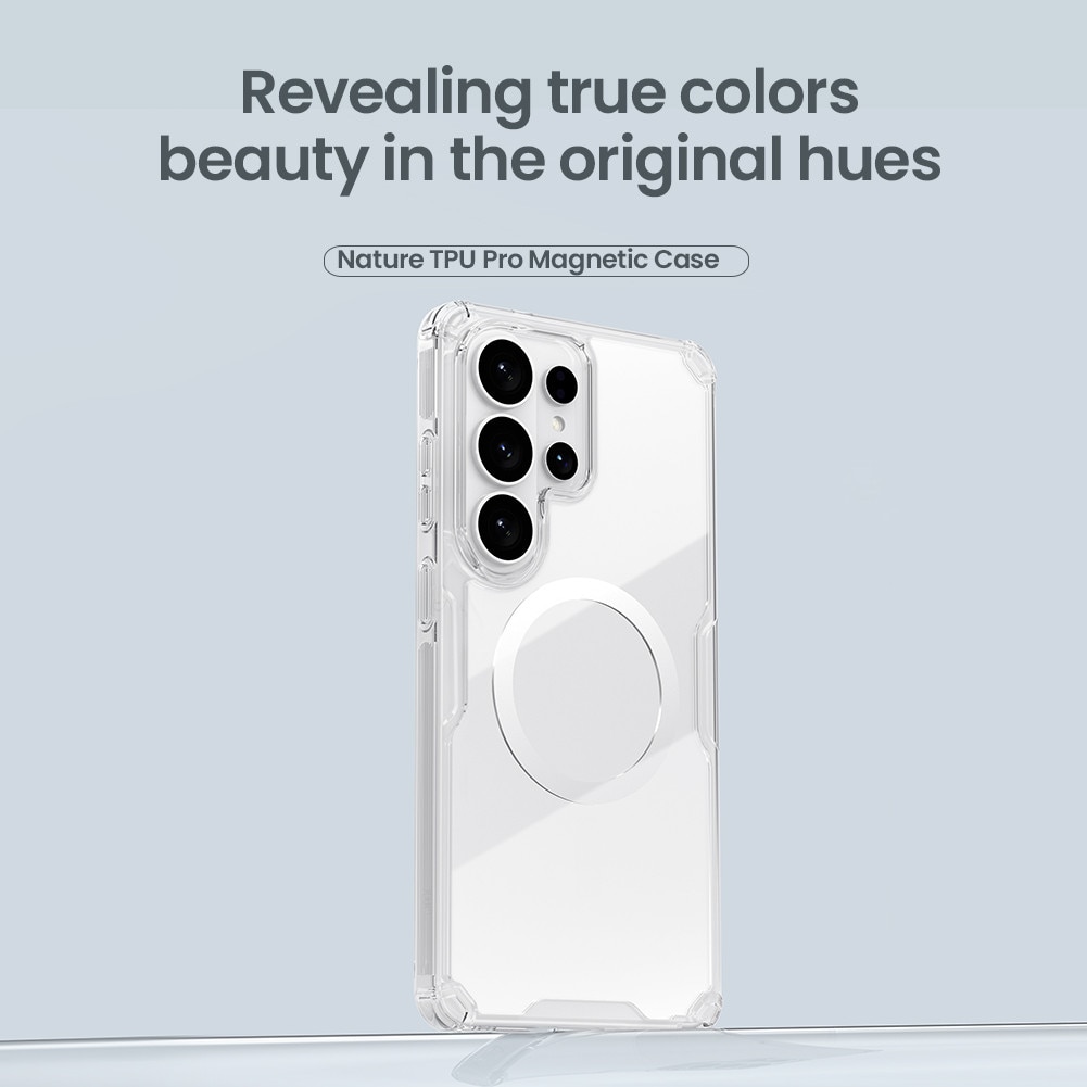 Husa magnetica Nillkin pentru Samsung Galaxy S26 Ultra Spate din PC dur cu margini moi