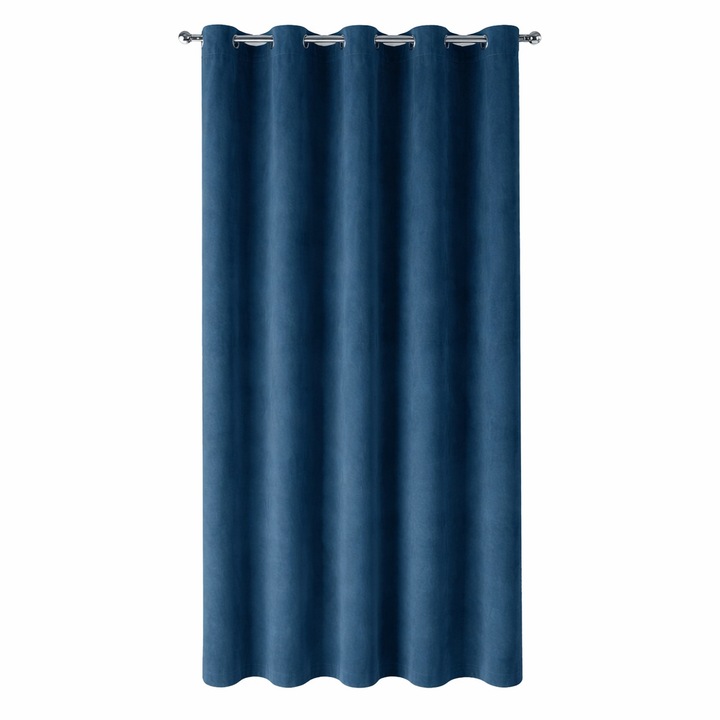 Перде, Полиестер, С халки, 140x260, Многоцветен