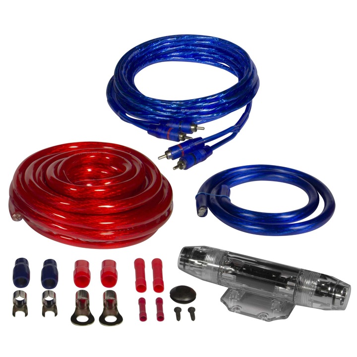 Crunch CRK35 kábelkészlet autóerősítőkhöz, 35mm, ellenálló szigetelés, könnyű beszerelés