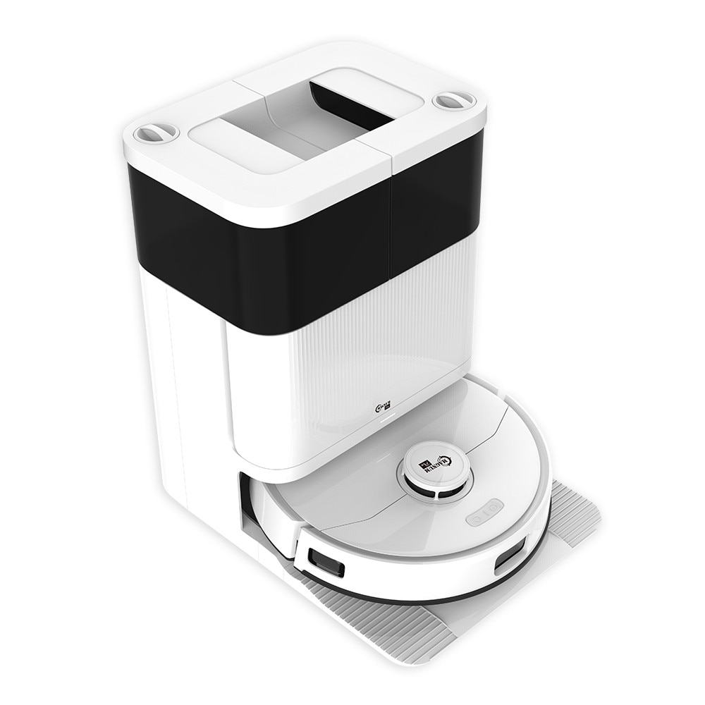 Aspirator robot Magnum PRO, Recipient automat pentru deseuri, apa curata si murdara, Putere de aspirare 10000 Pa, WiFi, Ridicarea si uscarea mopurilor cu aer cald