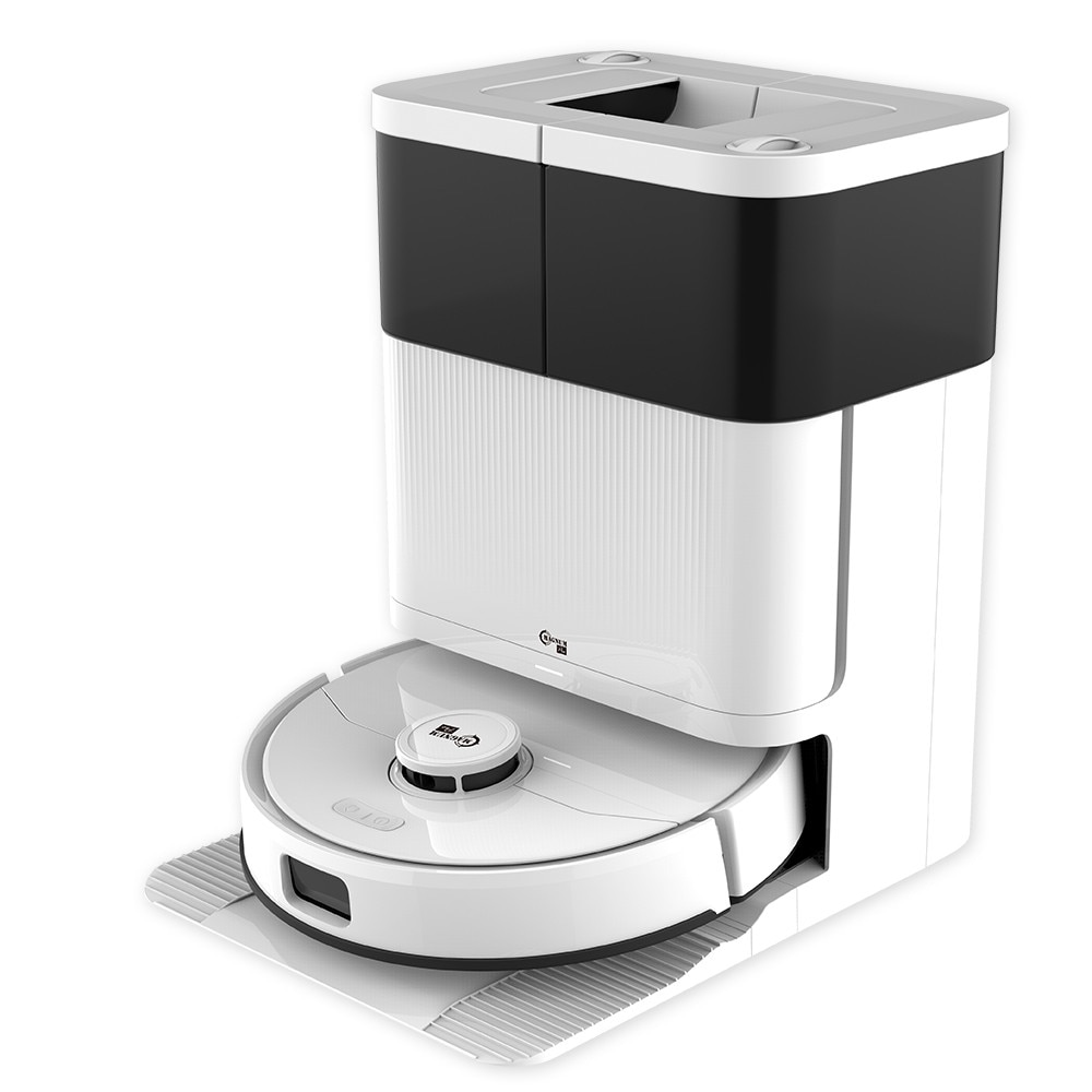 Aspirator robot Magnum PRO, Recipient automat pentru deseuri, apa curata si murdara, Putere de aspirare 10000 Pa, WiFi, Ridicarea si uscarea mopurilor cu aer cald