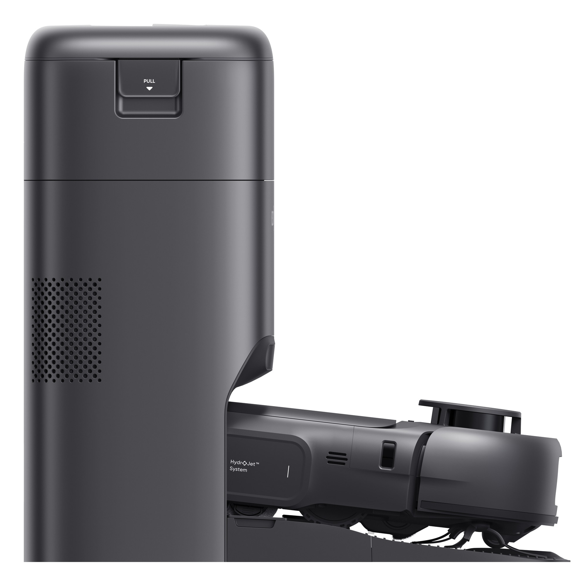 Aspirator robot eufy Omni C28 15.000 Pa, LDS+ Linear Laser Navigation, Rezervor de apa curata de 2.2L, Rezervor de apa murdara de 2.2L, Autonomie de 123 de min, Negru