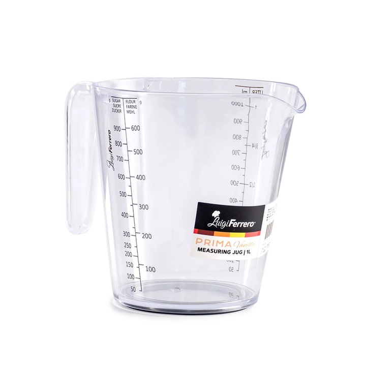 Cana de măsurat Luigi Ferrero Prima Vanilla FR-1514, 1L
