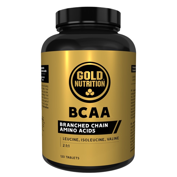 Aminoacizi BCAA, GoldNutrition, 120 tablete