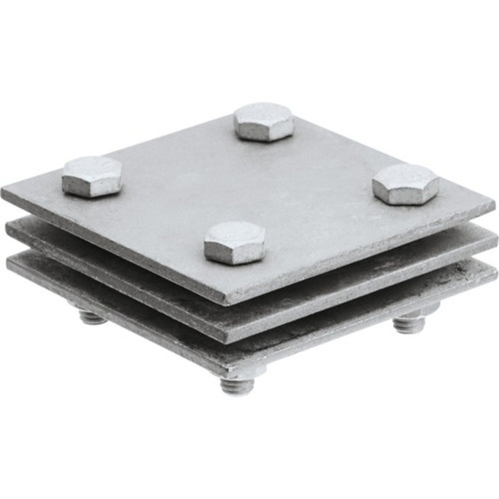 Clema zincata dubla Dietzel pentru legaturi in cruce platbanda(30x3mm)