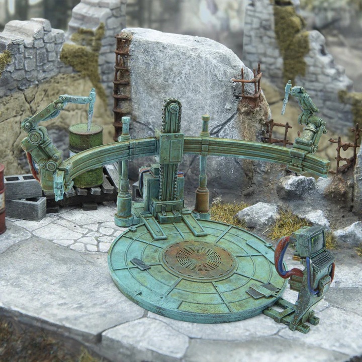 Fallout Wasteland Warfare Robot Workbench Terrain Expansion