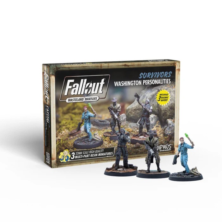 Fallout Wasteland Warfare Оцелели от Вашингтон - Личности