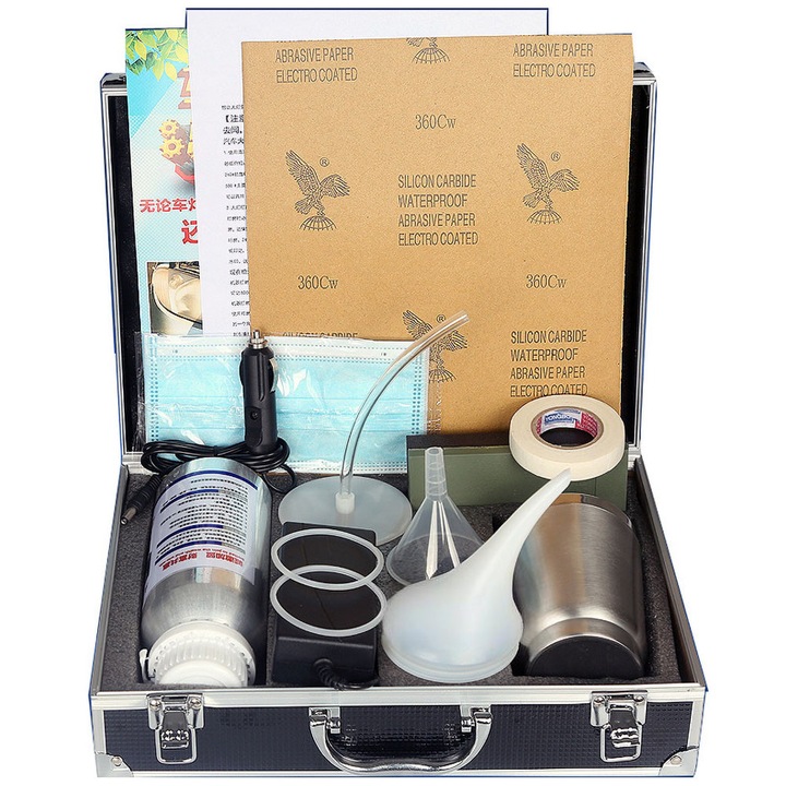 Professzionális autó fényszóró felújító készlet 800g / Gőzös felújítás / Javítás dobozzal