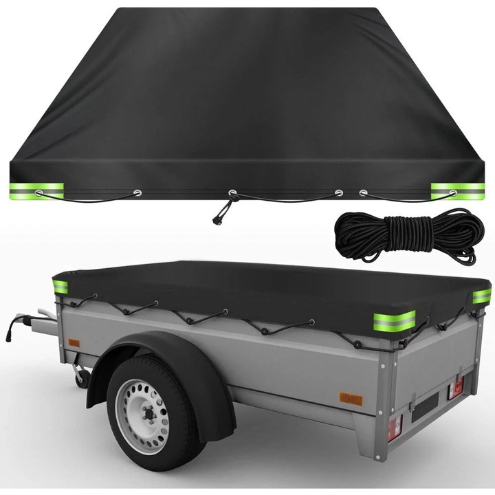 Prelata plata 258x136cm pentru prelata remorca auto Stema cu franghie