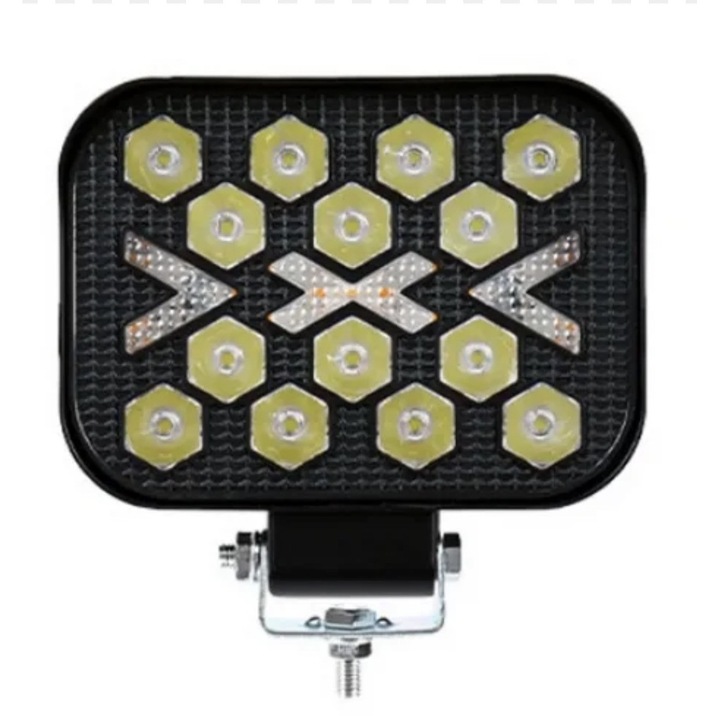 Proiector LED auto ART, 63W, alb-galben, IP67, 10, 5x8cm