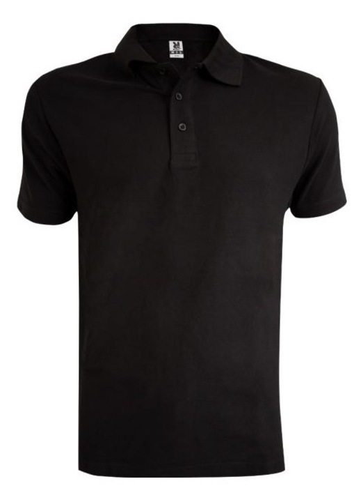 Unisex póló, pamut, fekete, Fekete