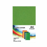 Coperta indosariere documente, format A4, carton texturat 230g/mp, top 100 coli Verde