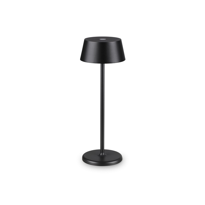 Veioza Ideal Lux PURE, alb/negru, LED integrat, 32cm