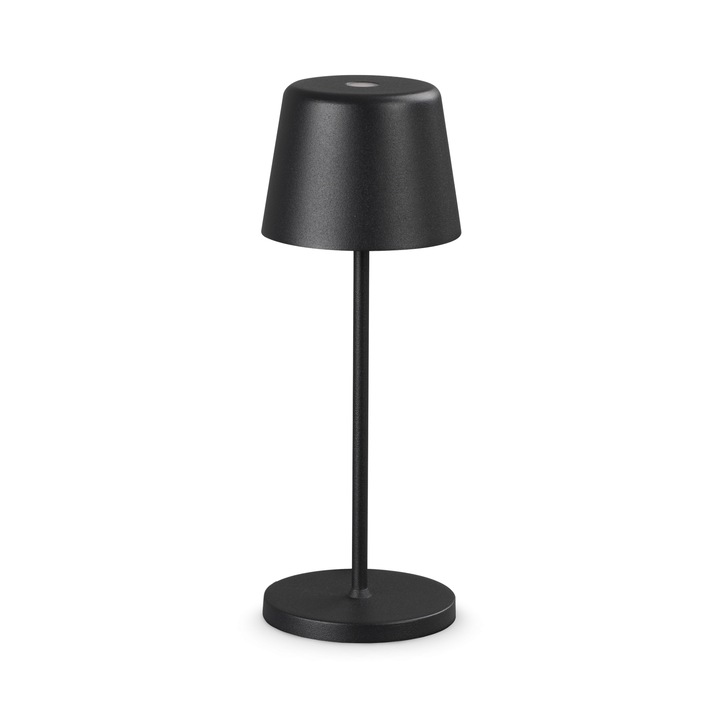 Veioză Ideal Lux CUTE, alb/negru/cafea/auriu, LED 2, 5W, D 75 x H 208 mm
