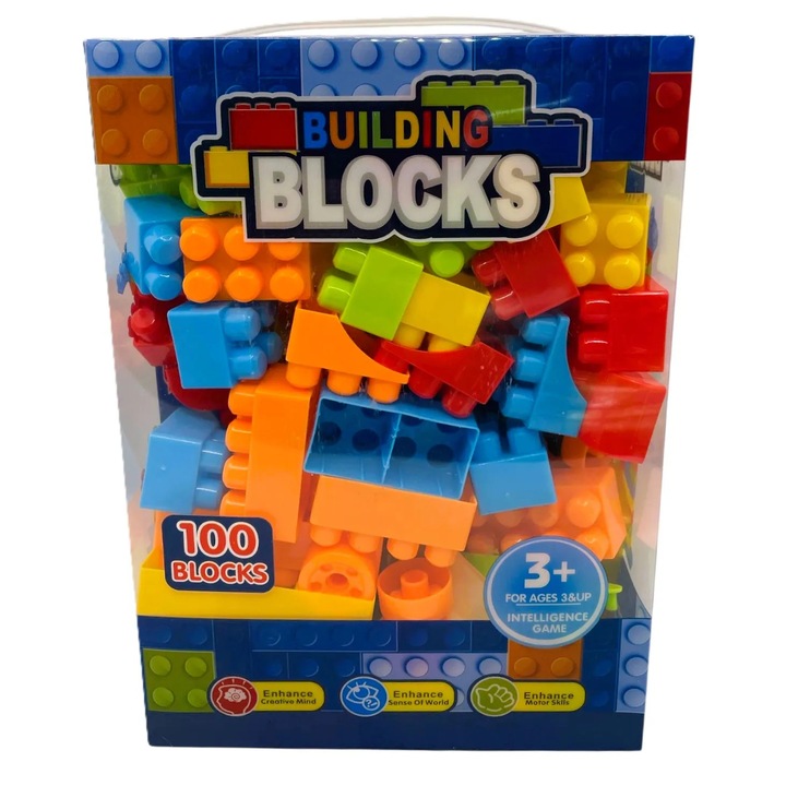 Joc Constructii din pvc Blocks 100 pcs