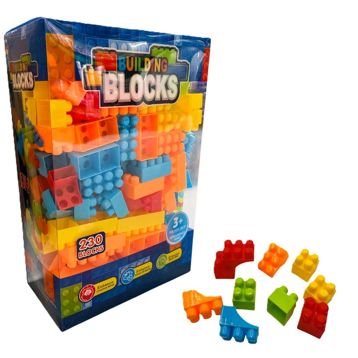 Joc Constructii din pvc Blocks 230 pcs
