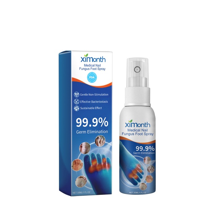 Spray pentru tratamentul ciupercii unghiei, Ximonth, 30ml, 2 bucati