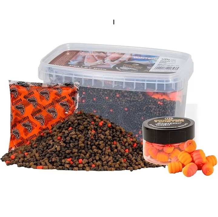 Set pelete Benzar Mix Summer Pellet Box + wafters Twister, Squid