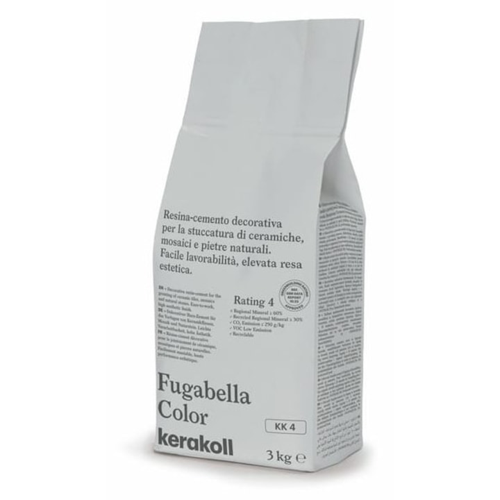 Chit de rosturi Kerakoll Fugabella Color, KK4, 3kg, hidrofug, antibacterian
