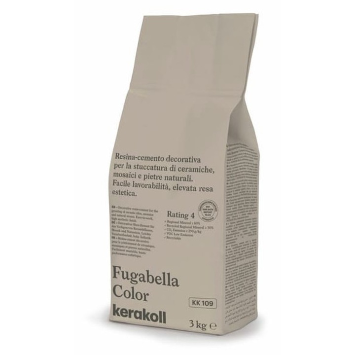 Chit de rosturi Kerakoll Fugabella Color, KK109, 3kg, hidrofug, antibacterian