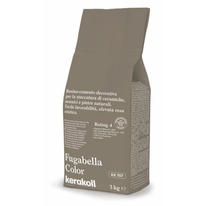 Chit de rosturi Kerakoll Fugabella Color, KK157, 3kg, hidrofug, antibacterian
