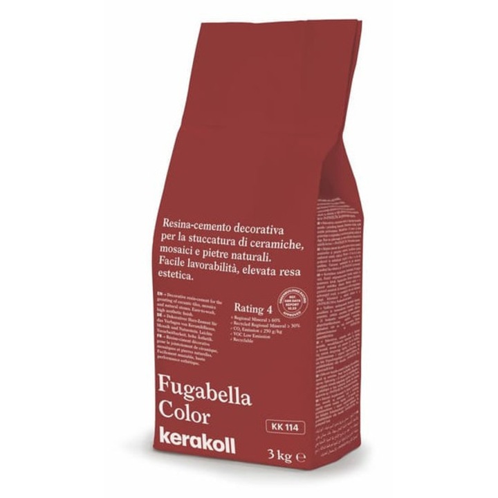 Chit de rosturi Kerakoll Fugabella Color, KK114, 3kg, hidrofug, antibacterian