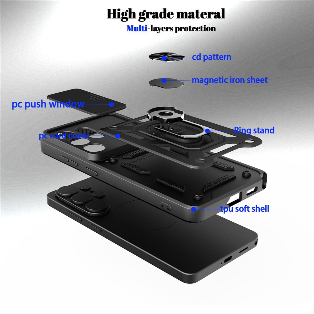 Husa pentru Xiaomi Redmi Note 15 5G / Note 15 4G / Poco M8 5G - Techsuit CamShield Series - Black