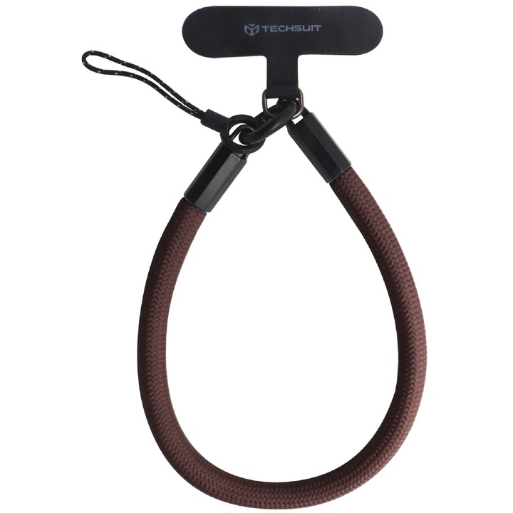Snur textil Techsuit RWS2-72 pentru telefon, maro