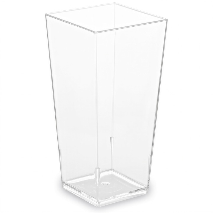 Recipient pentru deserturi, 4x4x8,2cm, 85ml, set 40 buc, transparent