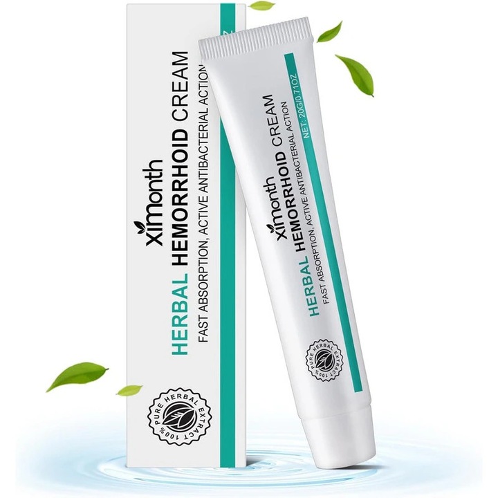 Aranyér krém, Ximonth, 20 g, helyi diszkomfort kezelésére, 3x12.5 cm