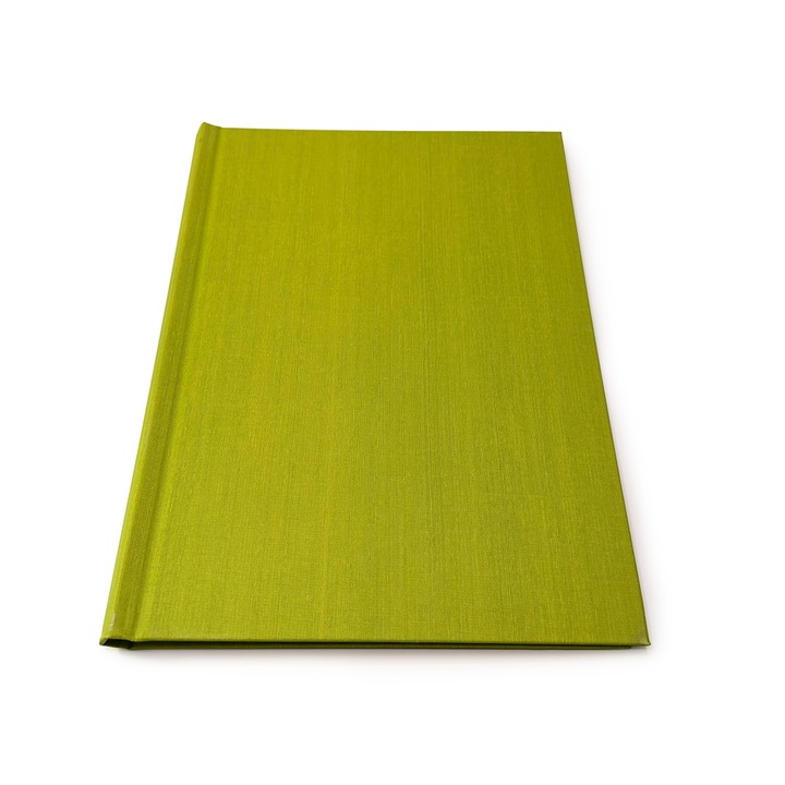 Корица за термично подвързване, A4 Портрет, Текстилен материал, Лайм зелено