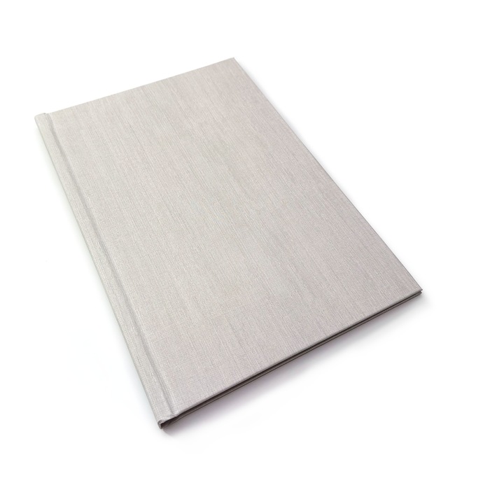 Корица за термично подвързване, A4 Портрет, Текстилен материал, Светлосив