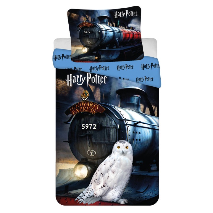 Хари Потър Хогуортс Експрес спално бельо 140×200см, 70×90 см