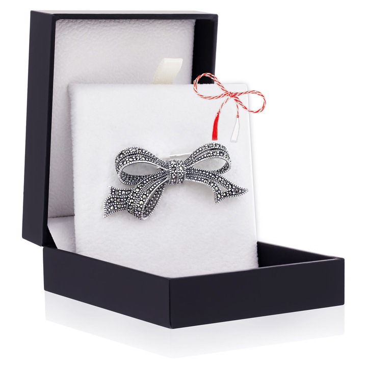 Brosa Argint 925 Funda – Marcasite
