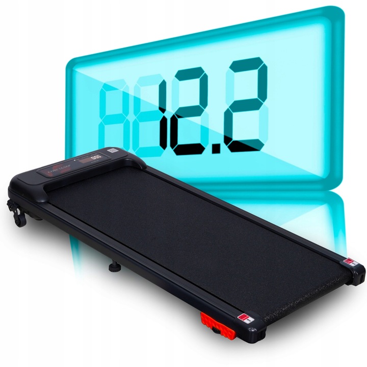 Електрическа бягаща пътека Tavo, Corciano, 3HP, 120кг, 11см, черна, с приложение