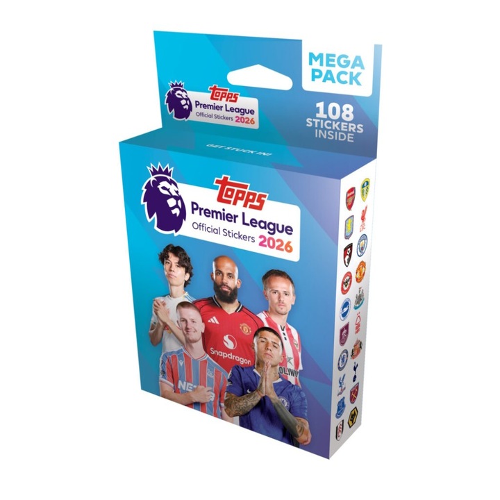 Topps Premier League Sticker 2025/2026 – MEGA PACK
