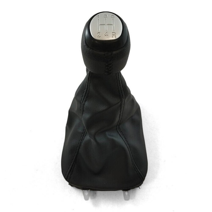 Топка и маншон за скоростен лост за SAAB 9-3 2003-2012 5 скорости черно