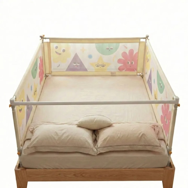 PACHET ECONOMIC: 3 Bariere Basic Empria protectie pat 160X200 cm + bara stabilizatoare