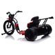 Motocicletă electrică copii Kinderauto Drift-Trike, 500W, roșie, 5-12 ani, roți moi