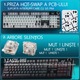 Механична клавиатура AULA F108 PRO, тихи суичове (много тихи), пълен размер 108 клавиша, 3 режима (BT/2.4G/USB-C), напълно hot-swap, Gasket, RGB, 1,14” екран + бутон, 8000mAh батерия
