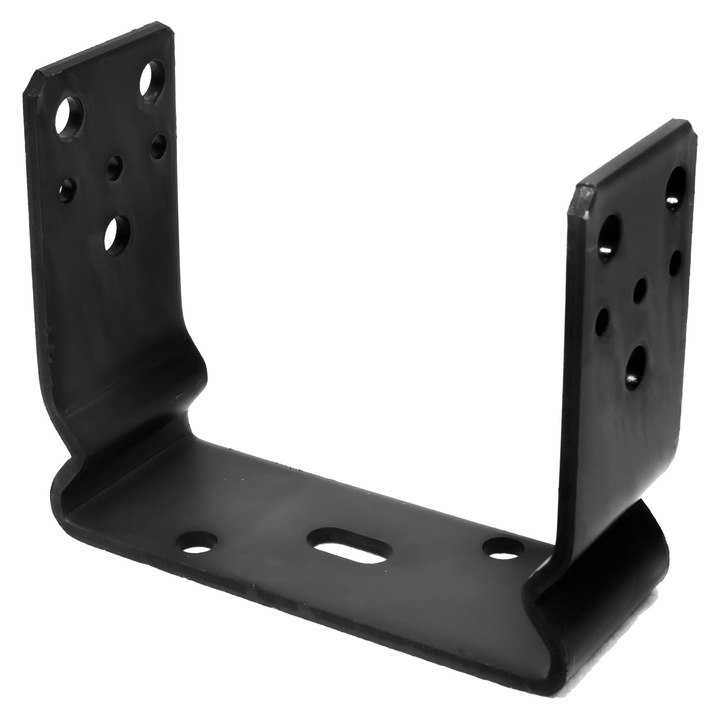 Papuc reazem, tabla de otel zincat, negru, 121x60x125mm