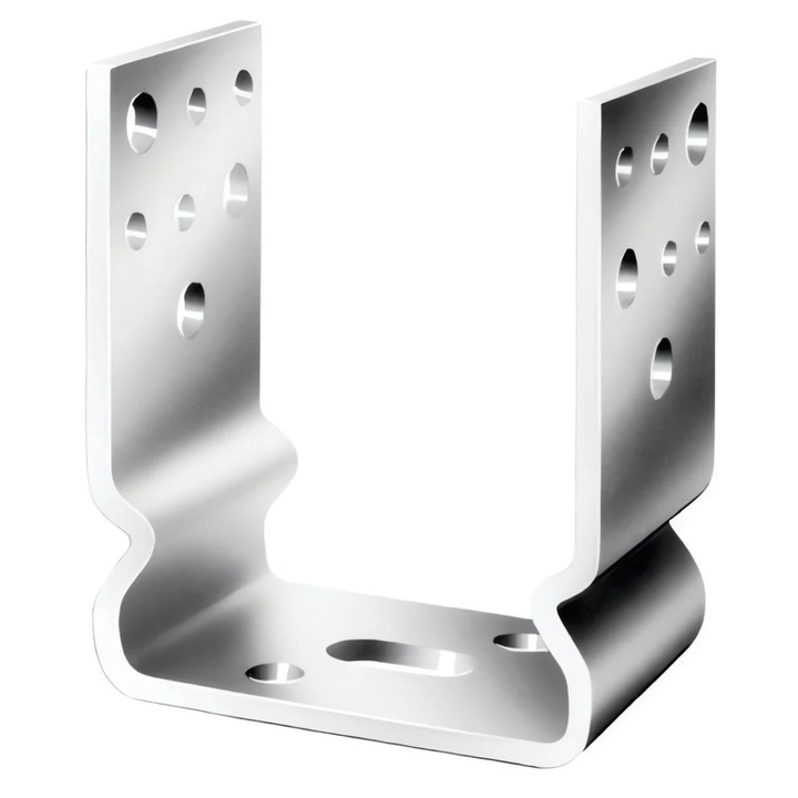 Papuc reazem din tabla de otel zincat, 71x60x125mm