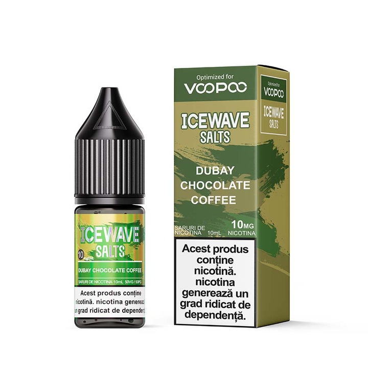 Lichid tigara electronica Icewave Dubai Chocolate 10ml, 10mg, 50VG/50PG