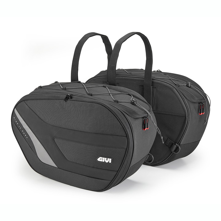 Set genti moto laterale textil, Givi volum 27-35 litri