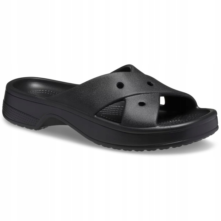 Sandale dama, Crocs, Women Cross 210840 Strap, negru, marime 37-38 EU