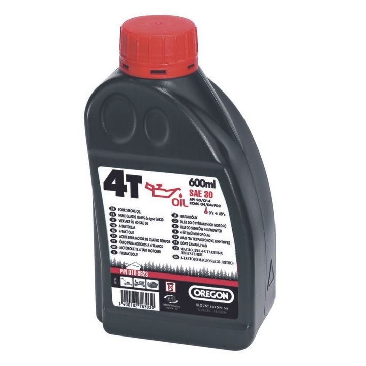 Ulei pentru motoare in 4 timpi OREGON SAE 30, capacitate 0.6 L, c.O10-9623