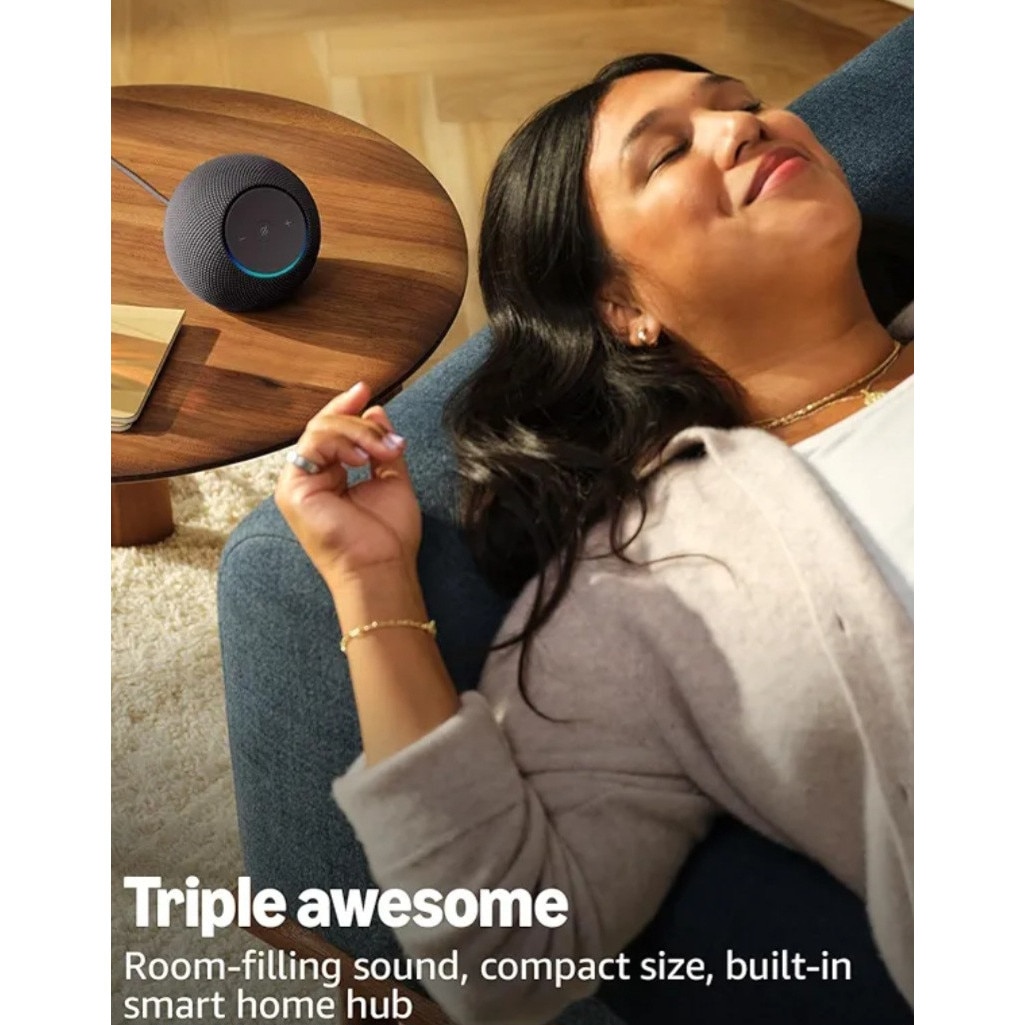 Boxa smart, Amazon Echo Dot Max 2026, asistent Alexa, hub smart